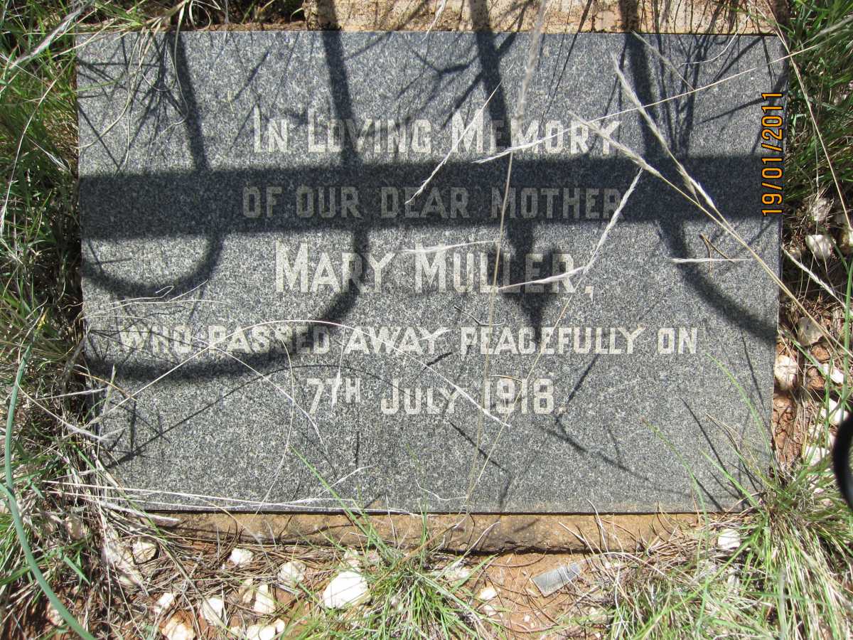 MULLER Mary - 1918