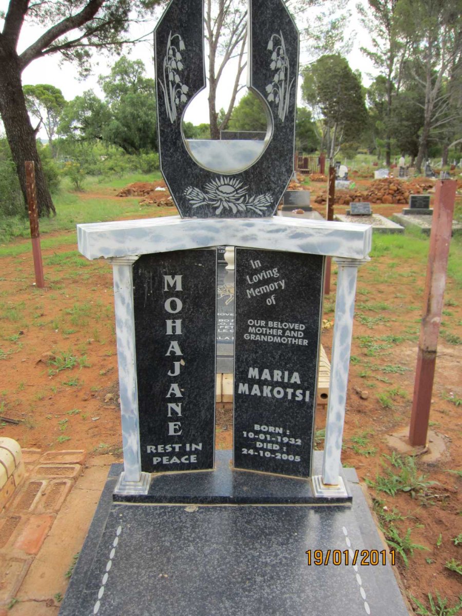 MOLLOY Maria Makotsi 1932-2005