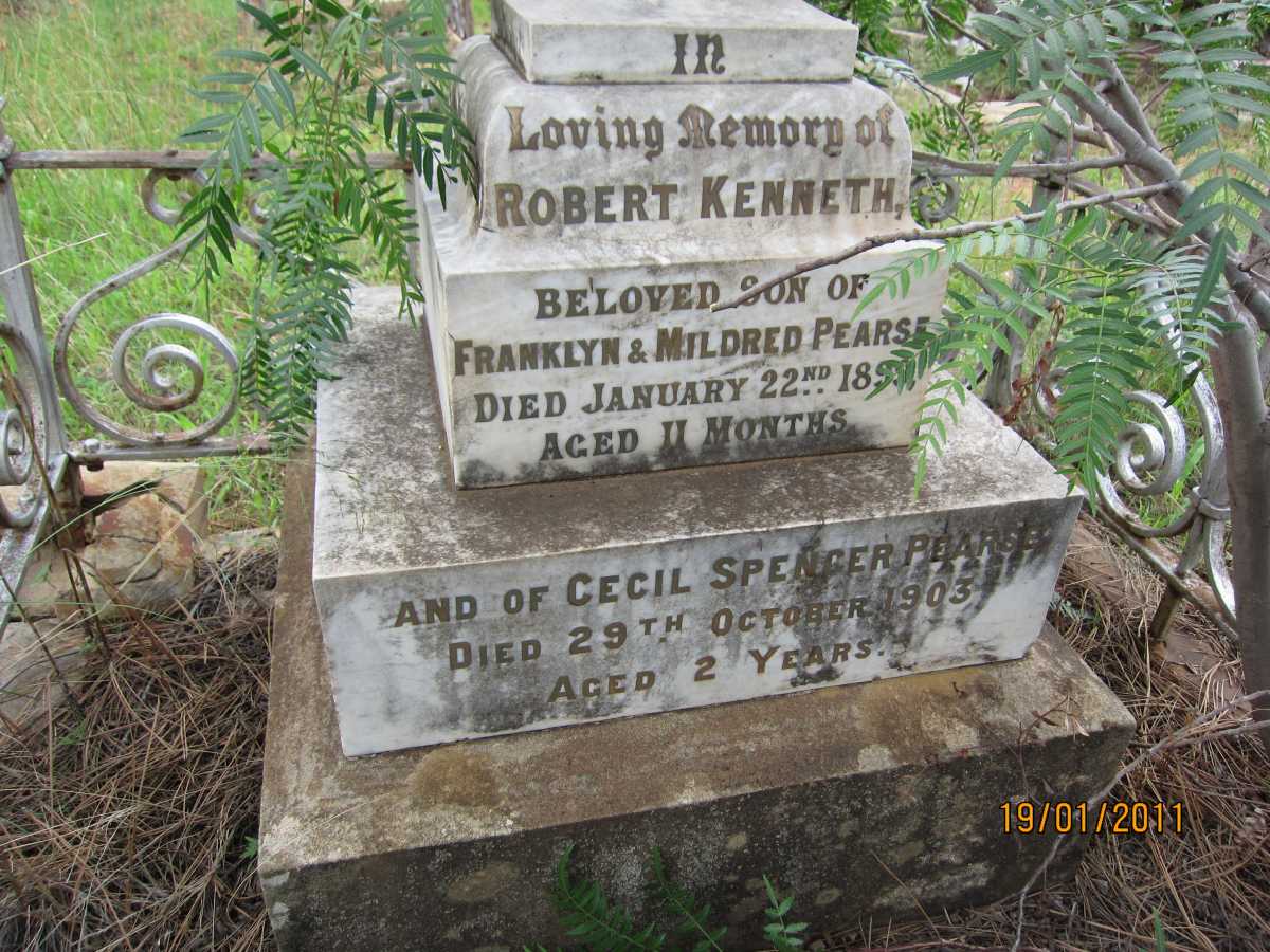 PEARSE Robert Kenneth -1899 :: PEARSE Cecil Spencer  -1903