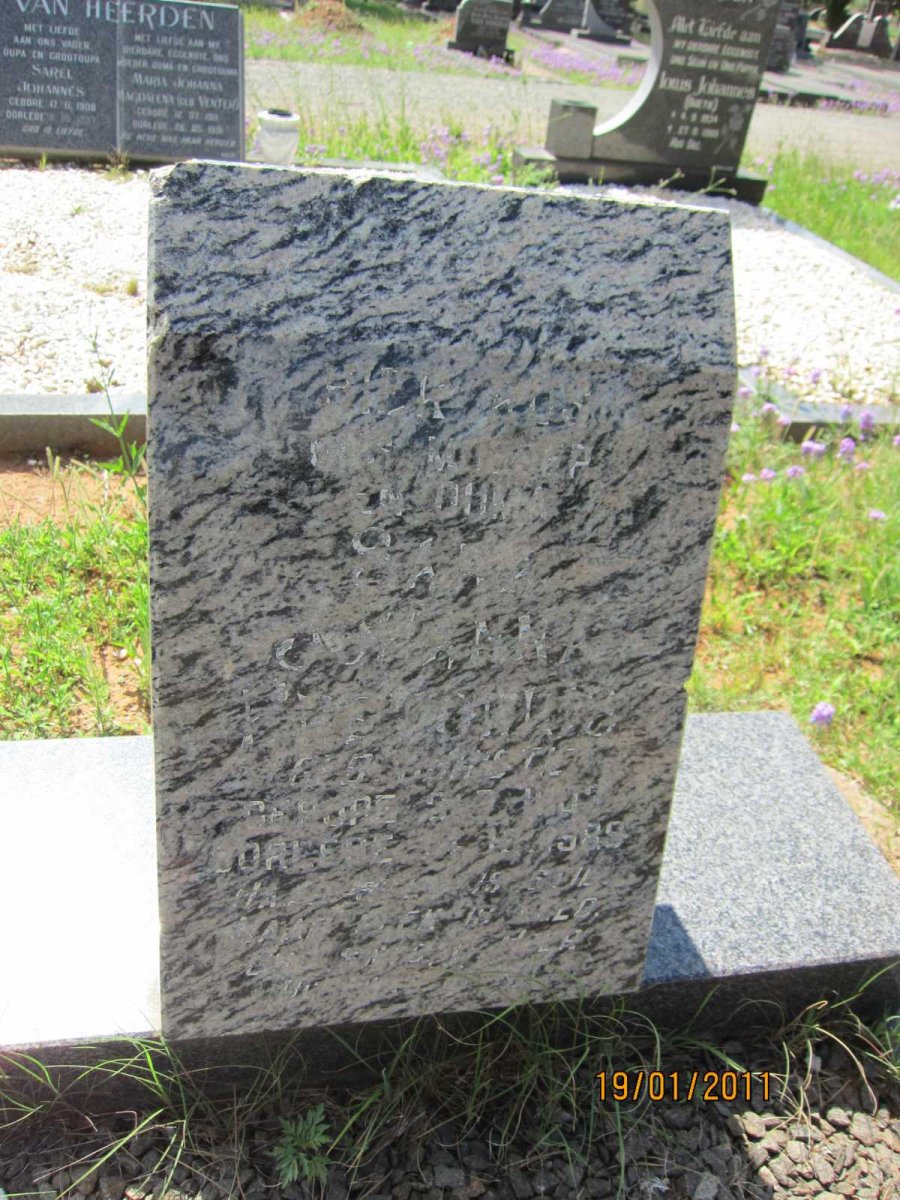 PRETORIUS ?? nee ?? 1903-1989
