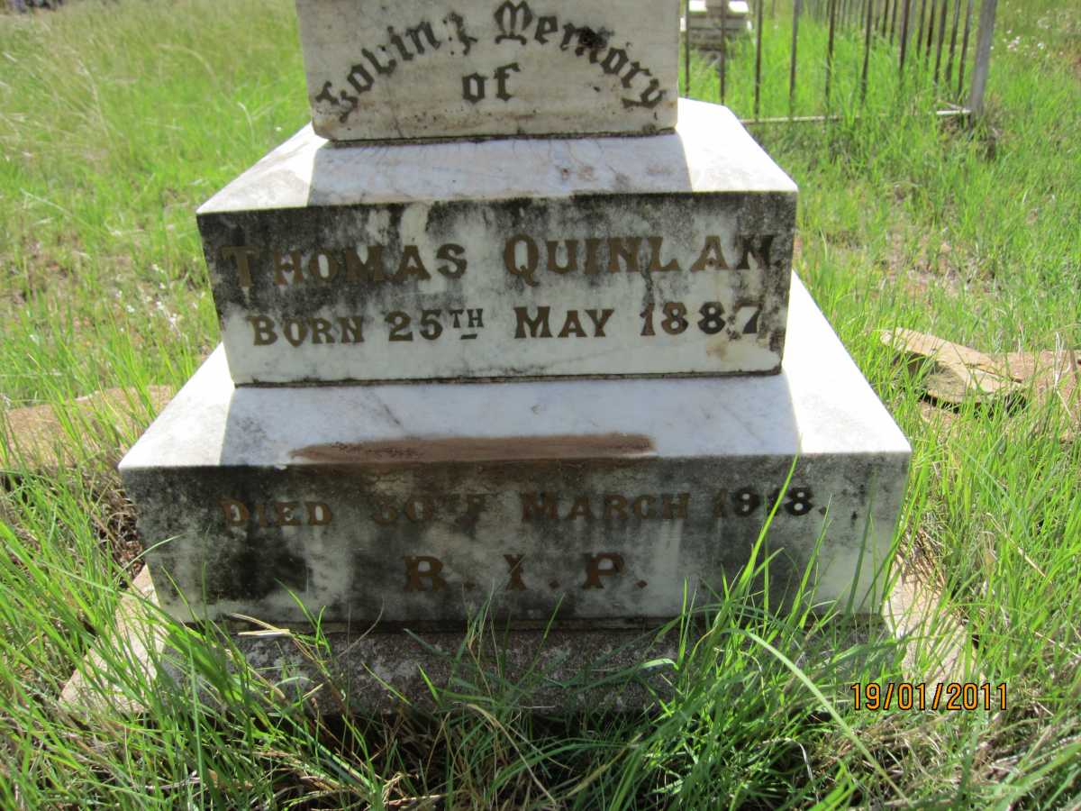 QUINLAN Thomas 1887-1918