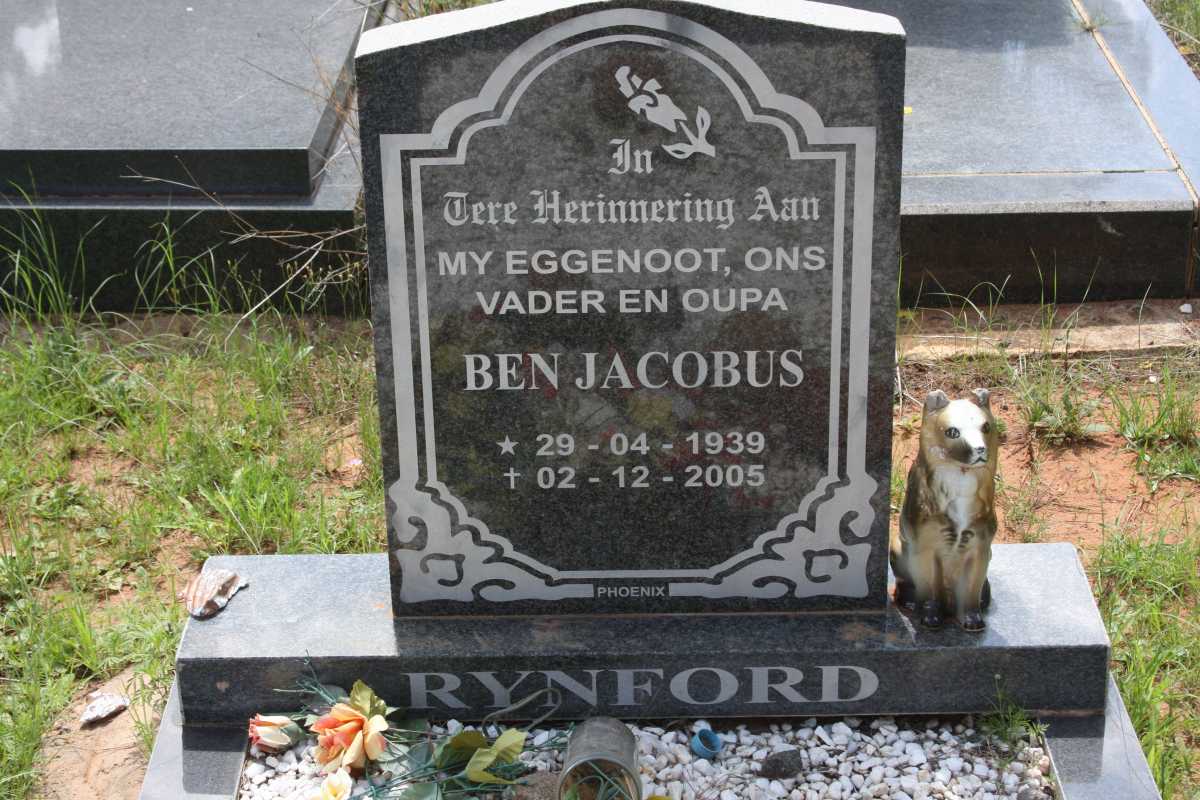 RYNFORD Ben Jacobus 1939-2005