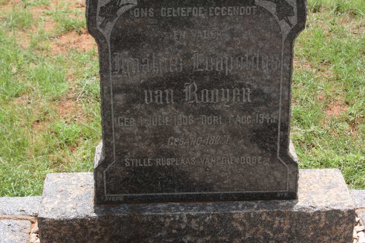 ROOYEN Ignatius Leopodus, van 1908-1949