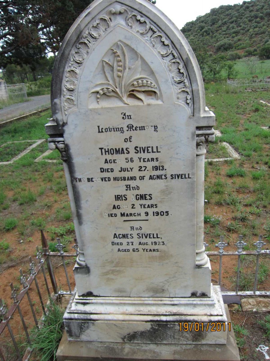 SIVELL Thomas -1913 &amp; Agnes -1923 ::  SIVELL Iris Agnes -1905