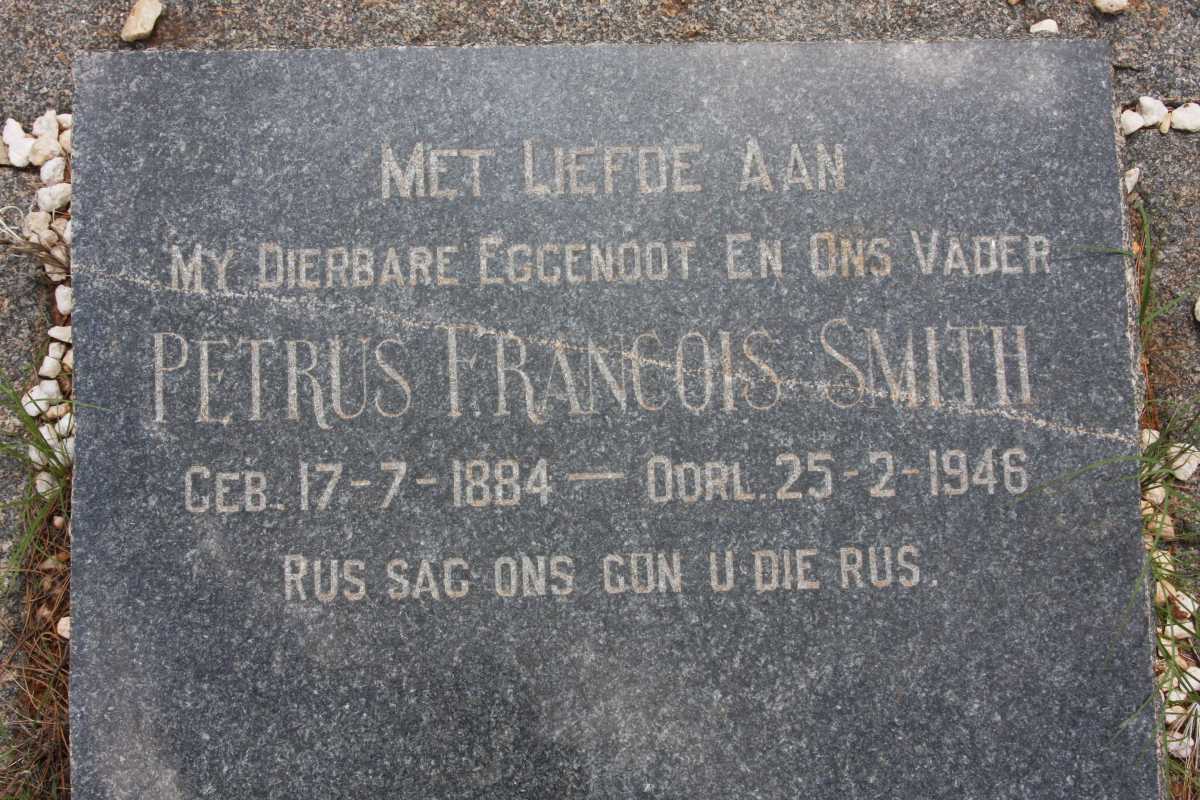 SMITH Petrus Francois 1884-1946