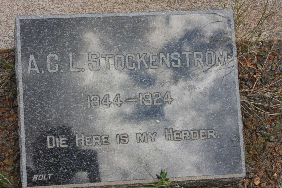 STOCKENSTROM A.C.L. 1844-1924