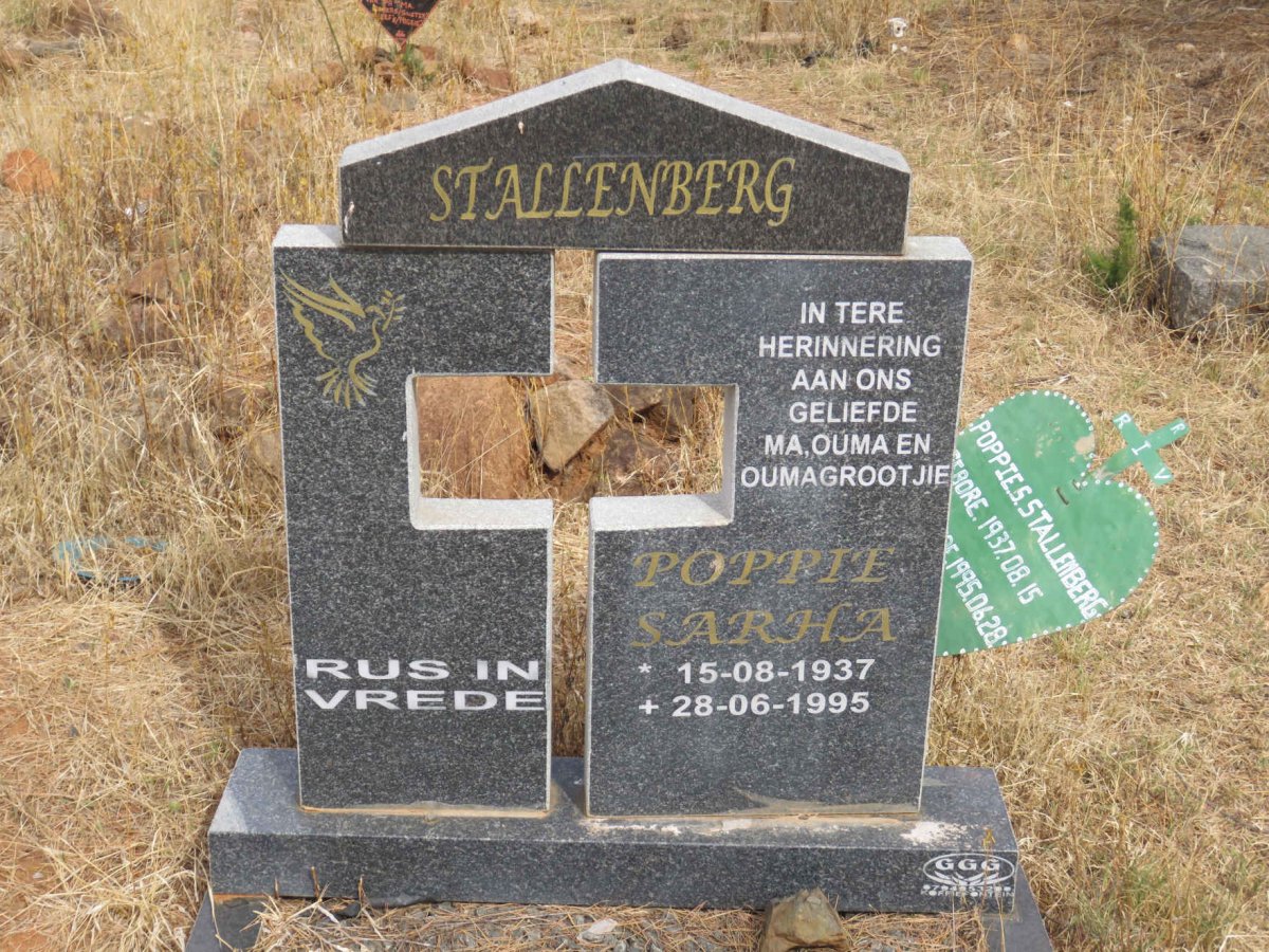STALLENBERG Poppie Sarha 1937-1995