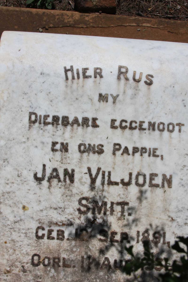 SMIT Jan Viljoen 1891-1931