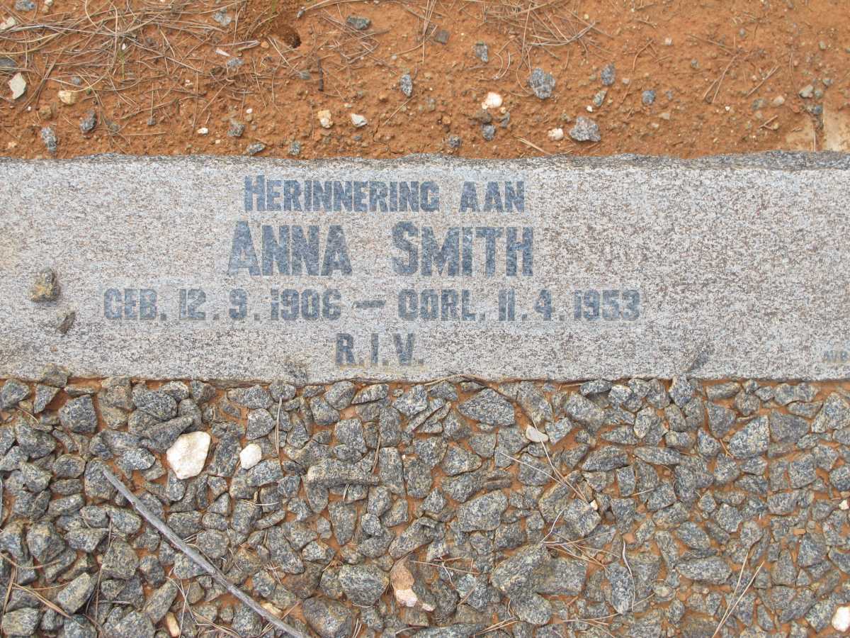 SMITH Anna 1906-1953