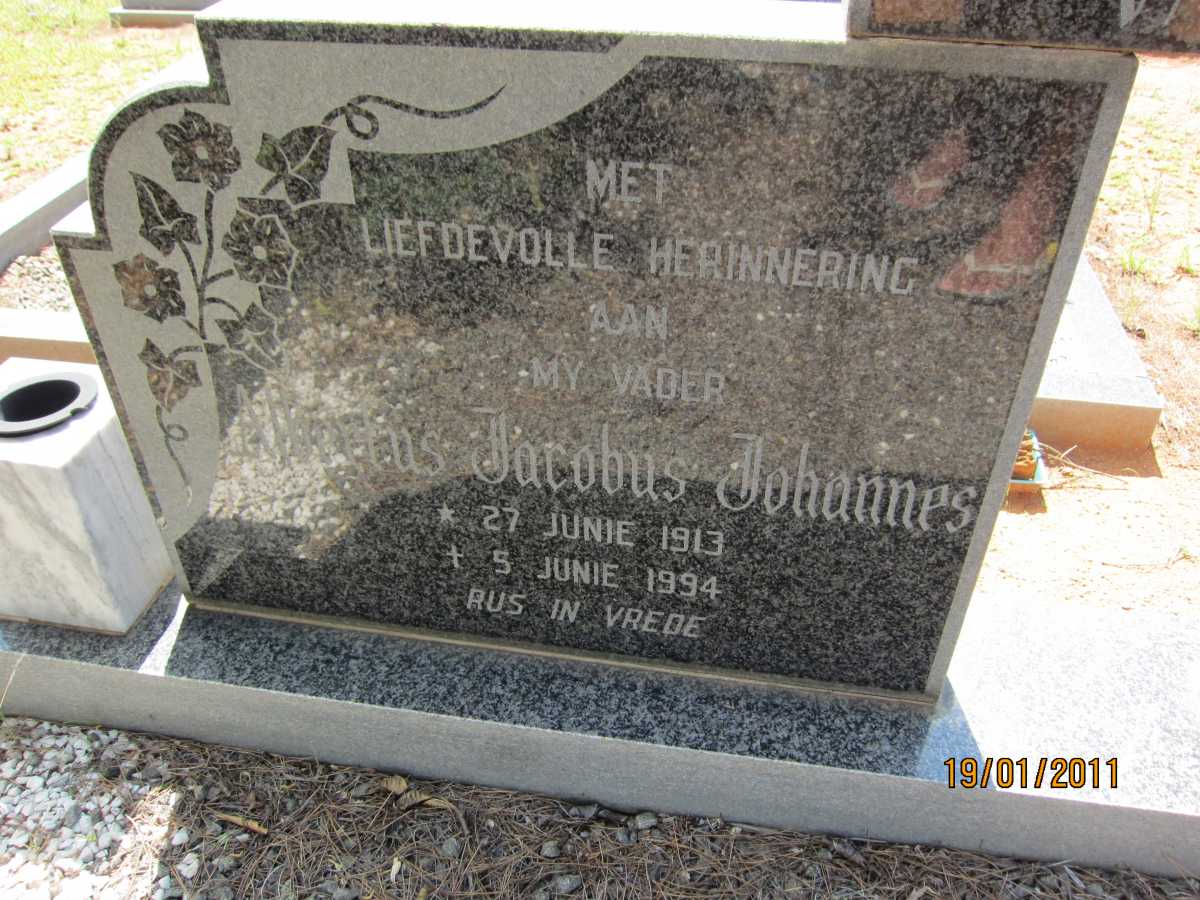 SCHALKWYK Albertus Jacobus Johannes, van 1913-1994 &amp; Gracia Rosalie 1930-1999