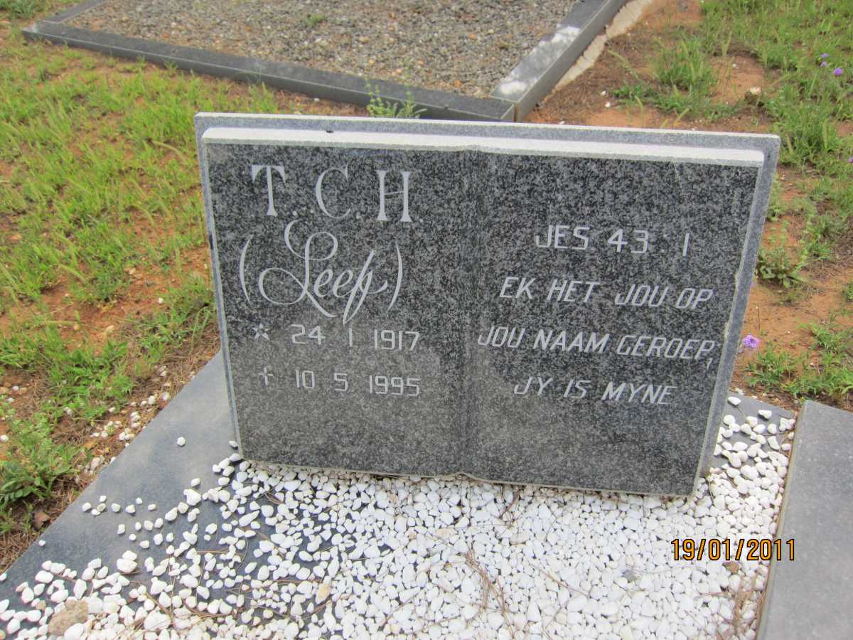 SEVENSTER T.C.H. 1917-1995 &amp; A.C. AUCAMP 1938-