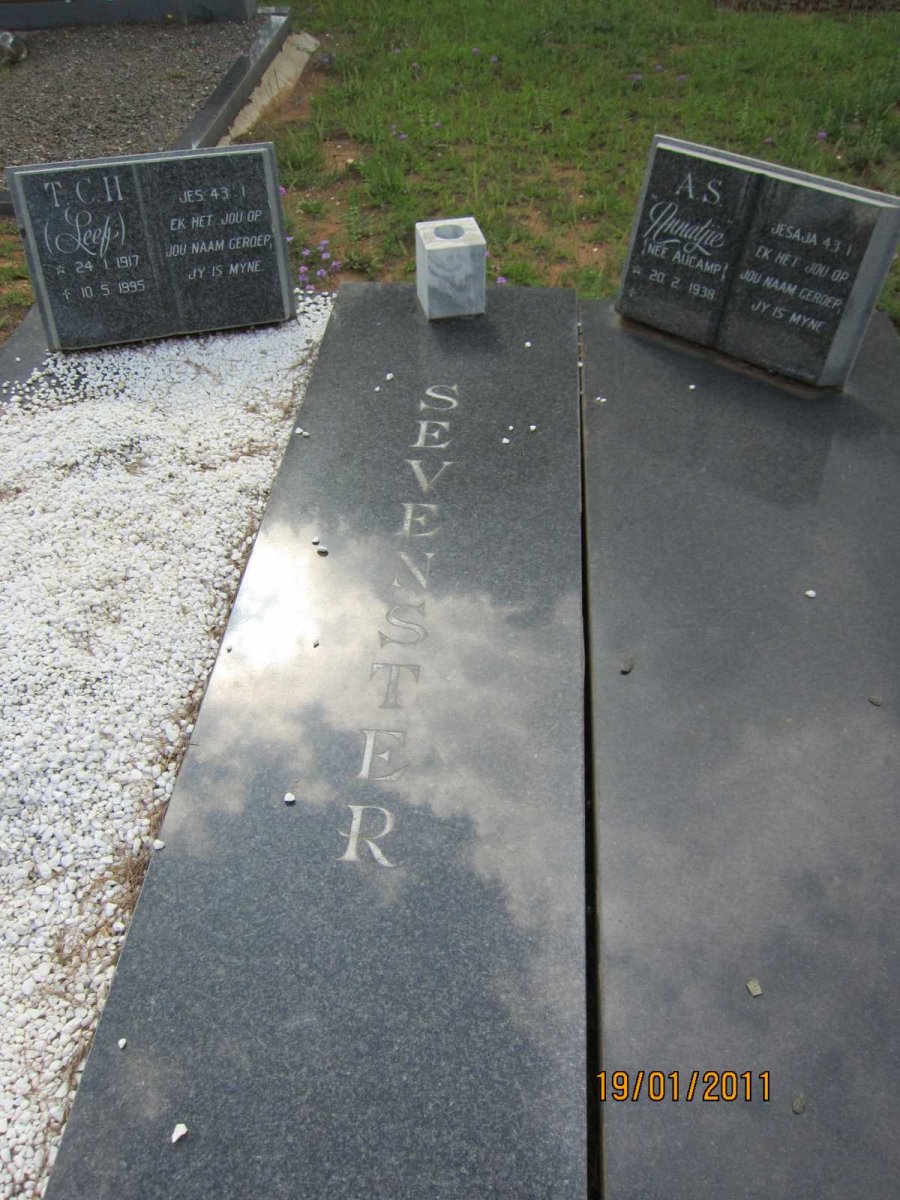 SEVENSTER T.C.H. 1917-1995 &amp; A.C. AUCAMP 1938-