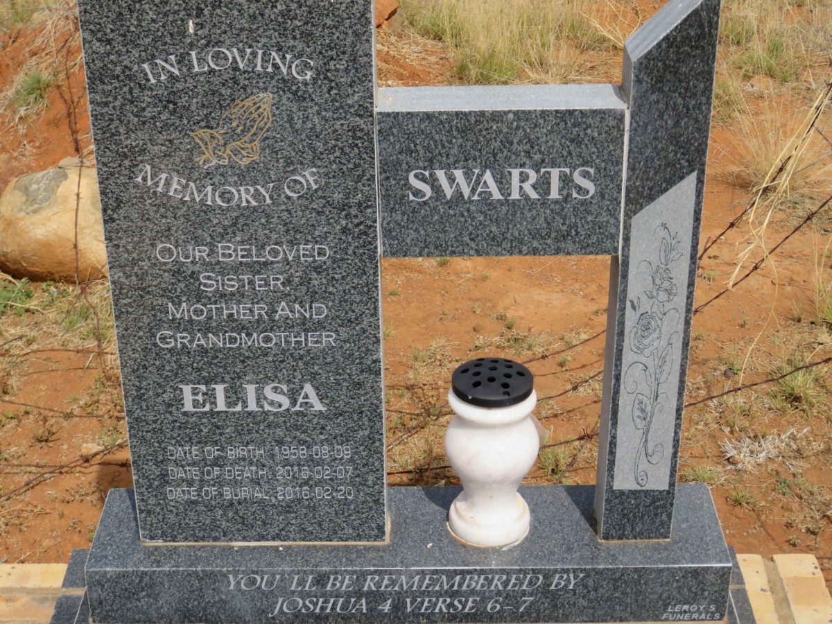 SWARTS Elisa 1958-2016