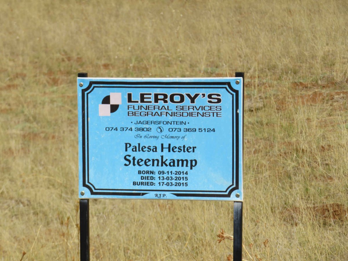 STEENKAMP Palesa Hester 2014-2015