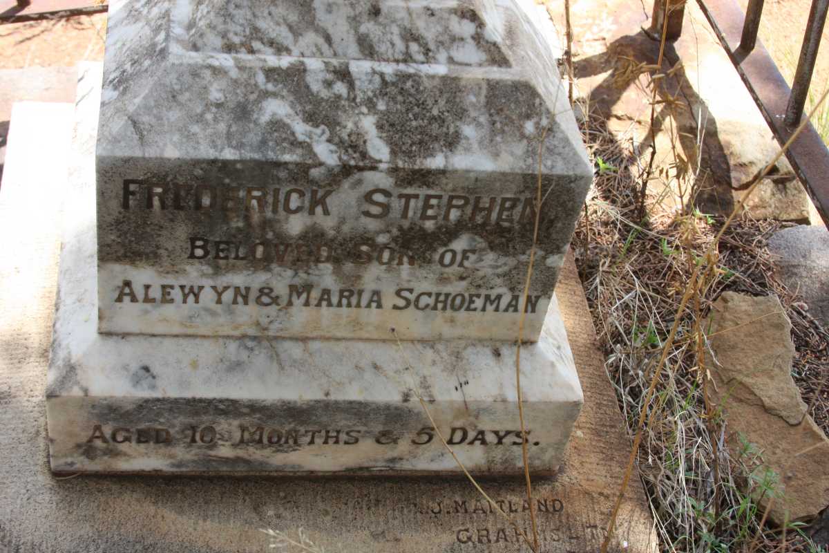 SCHOEMAN Frederick Stephen