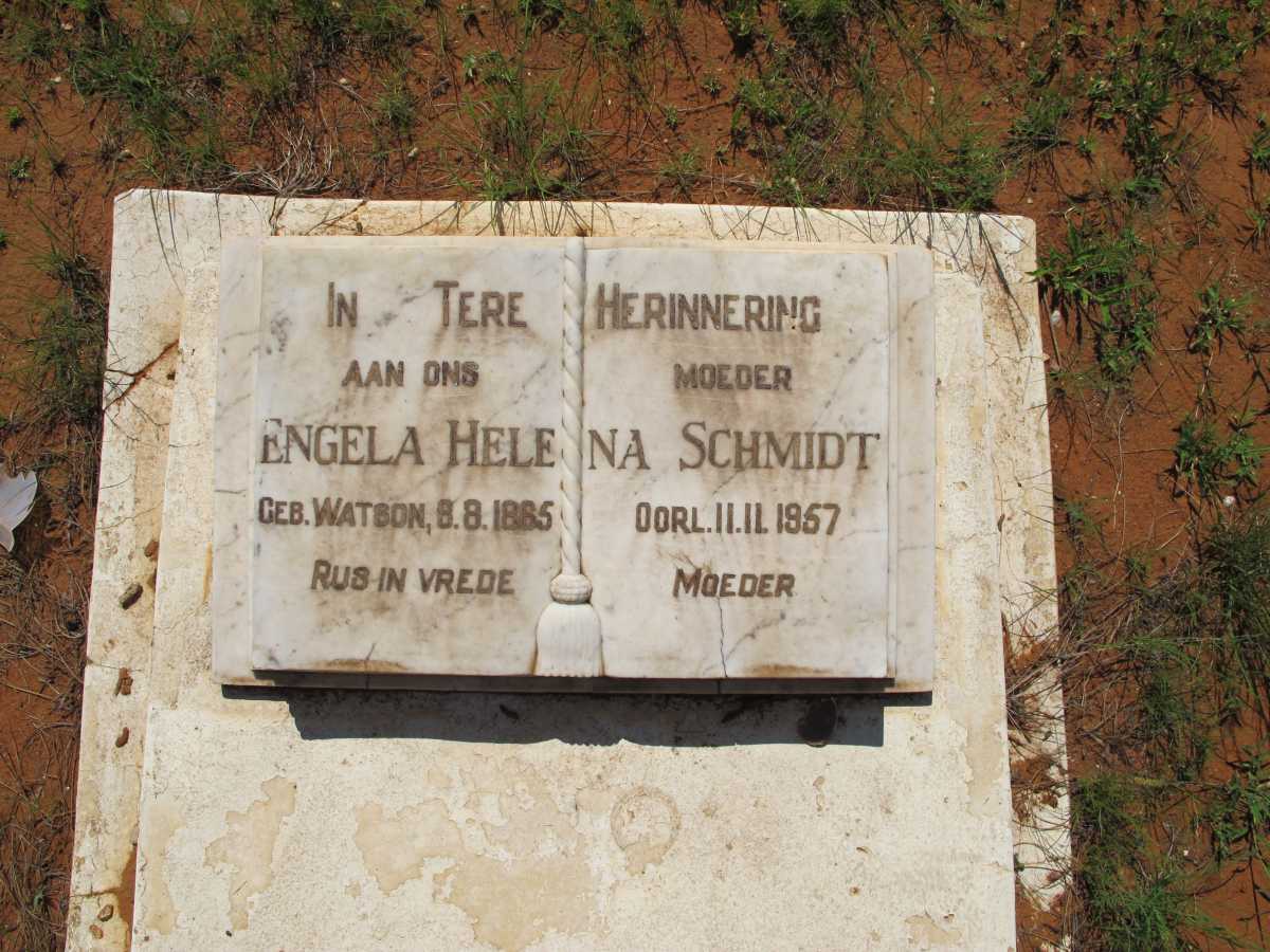 SCHMIDT Engela Helena 1885-1957 