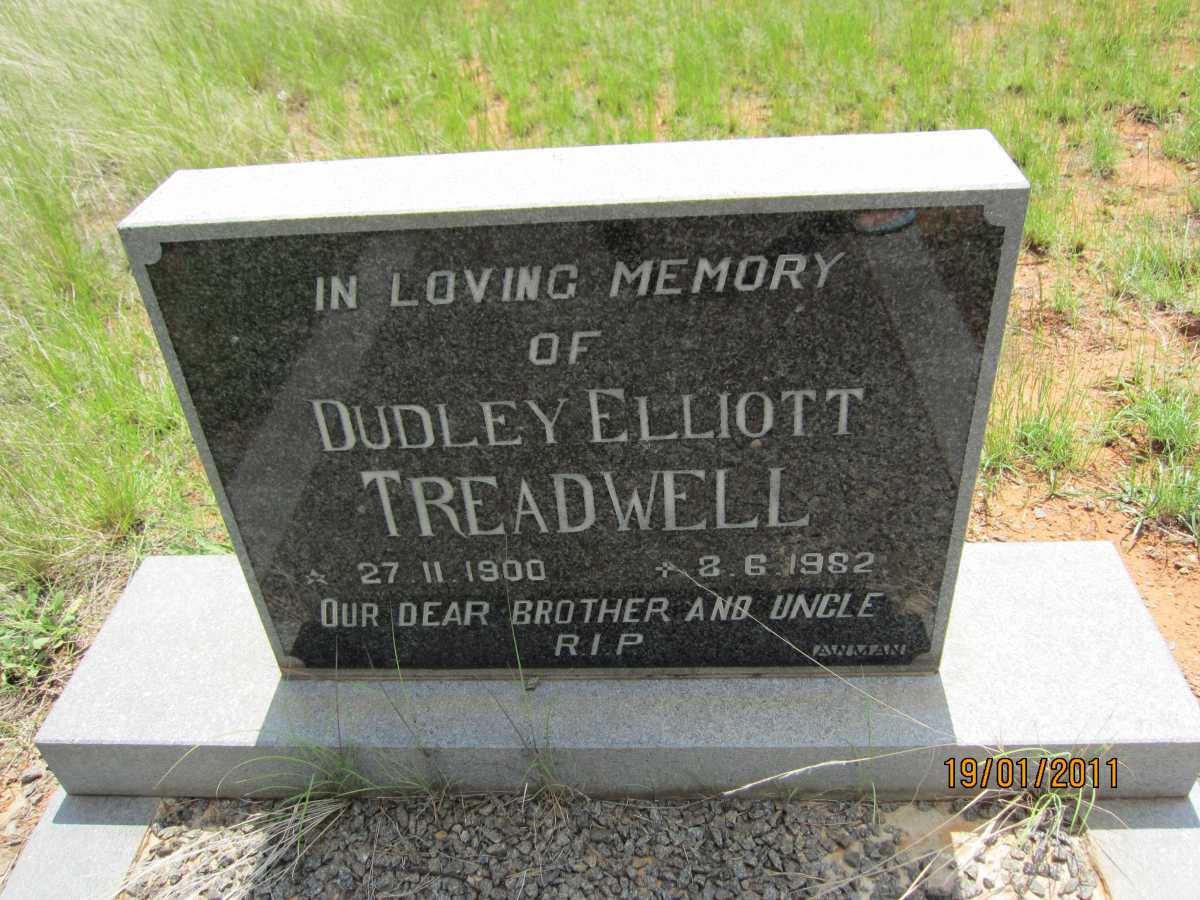 TREADWELL Dudley Elliott 1900-1982