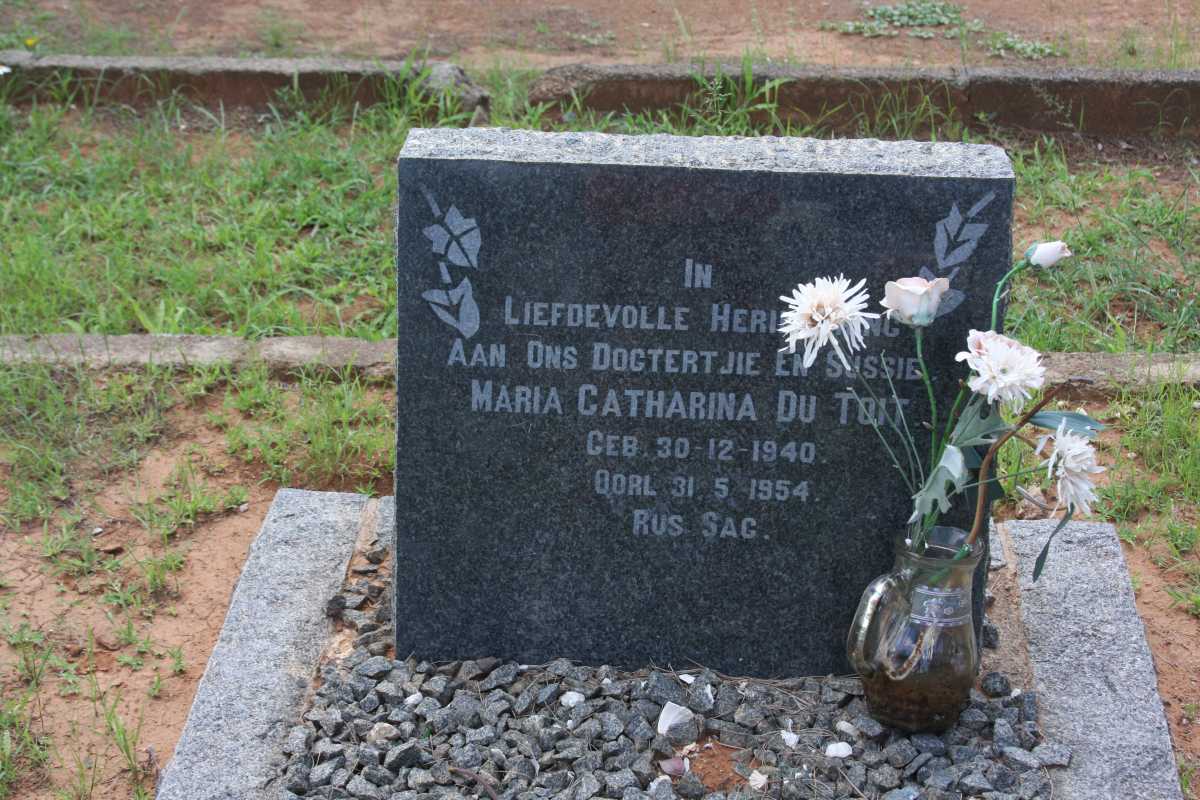 TOIT Maria Catharina, du 1940-1954