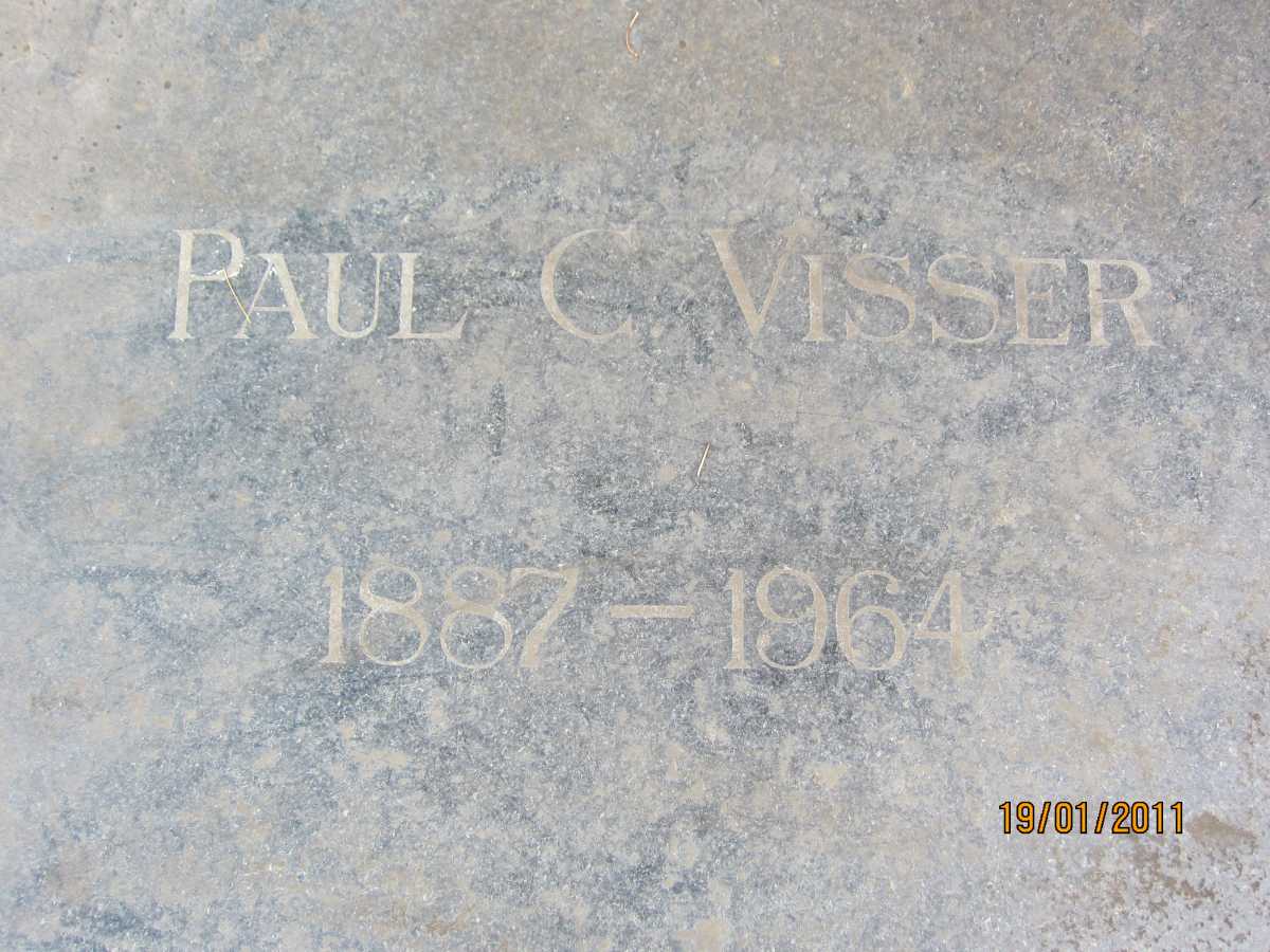 VISSER Paul C. 1887-1964