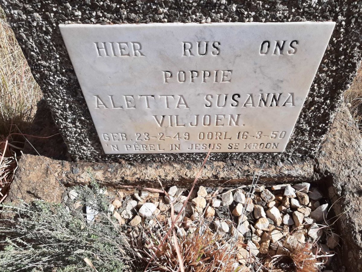 VILJOEN Aletta Susanna 1949-1950