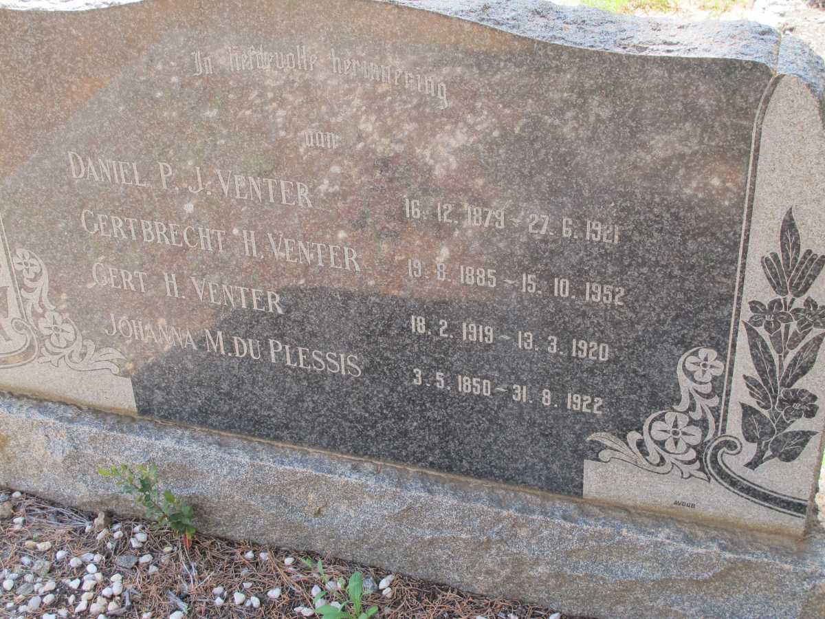 VENTER :: DU PLESSIS