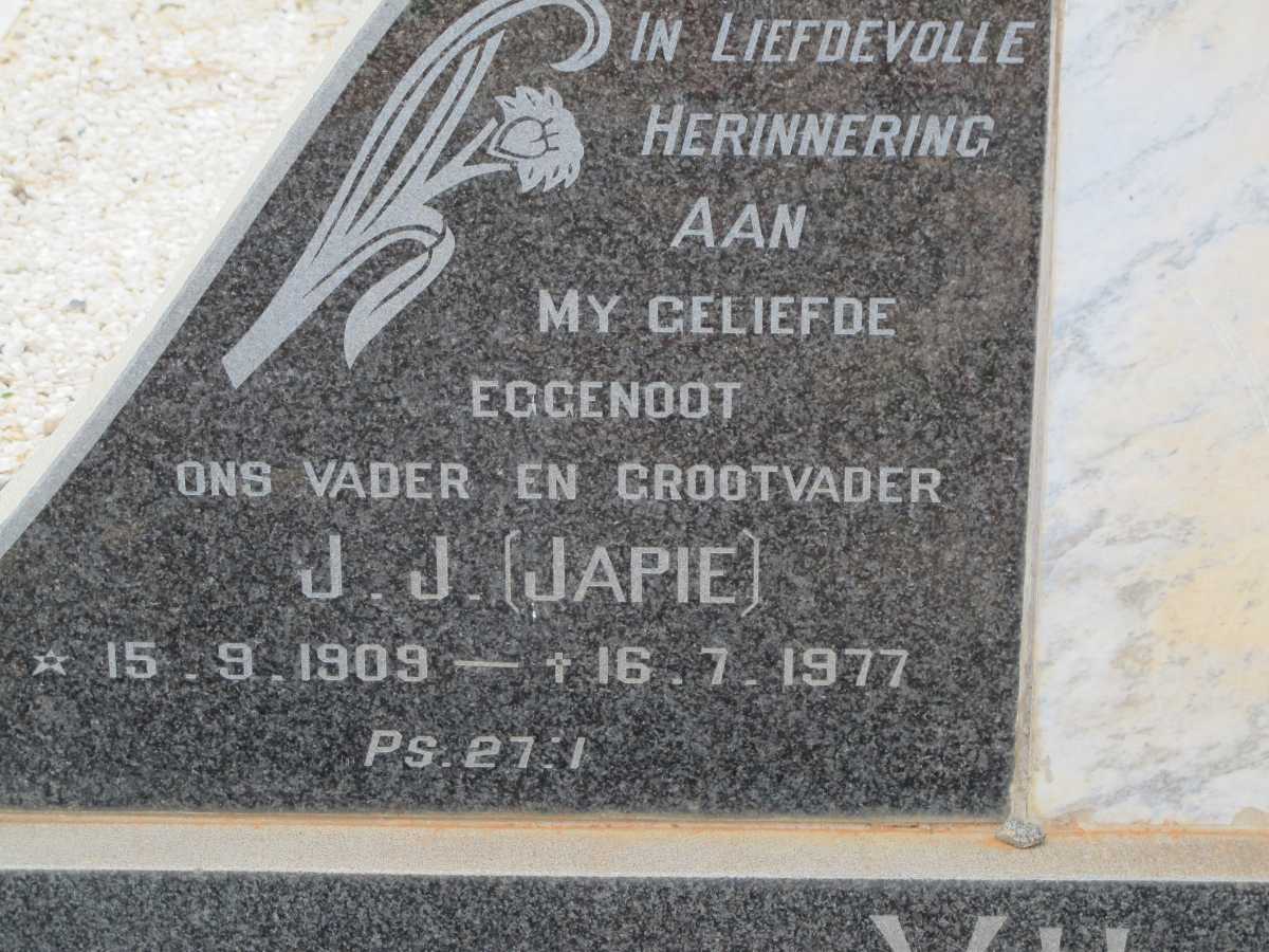 VILJOEN J.J. 1909-1977