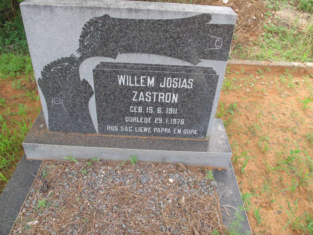 ZASTRON Willem Josias 1911-1976