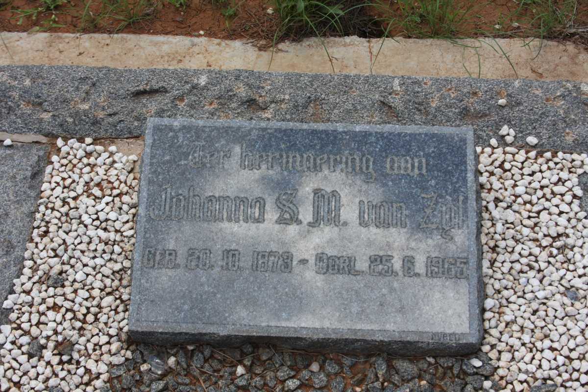 ZYL Johanna S.M., van 1873-1965