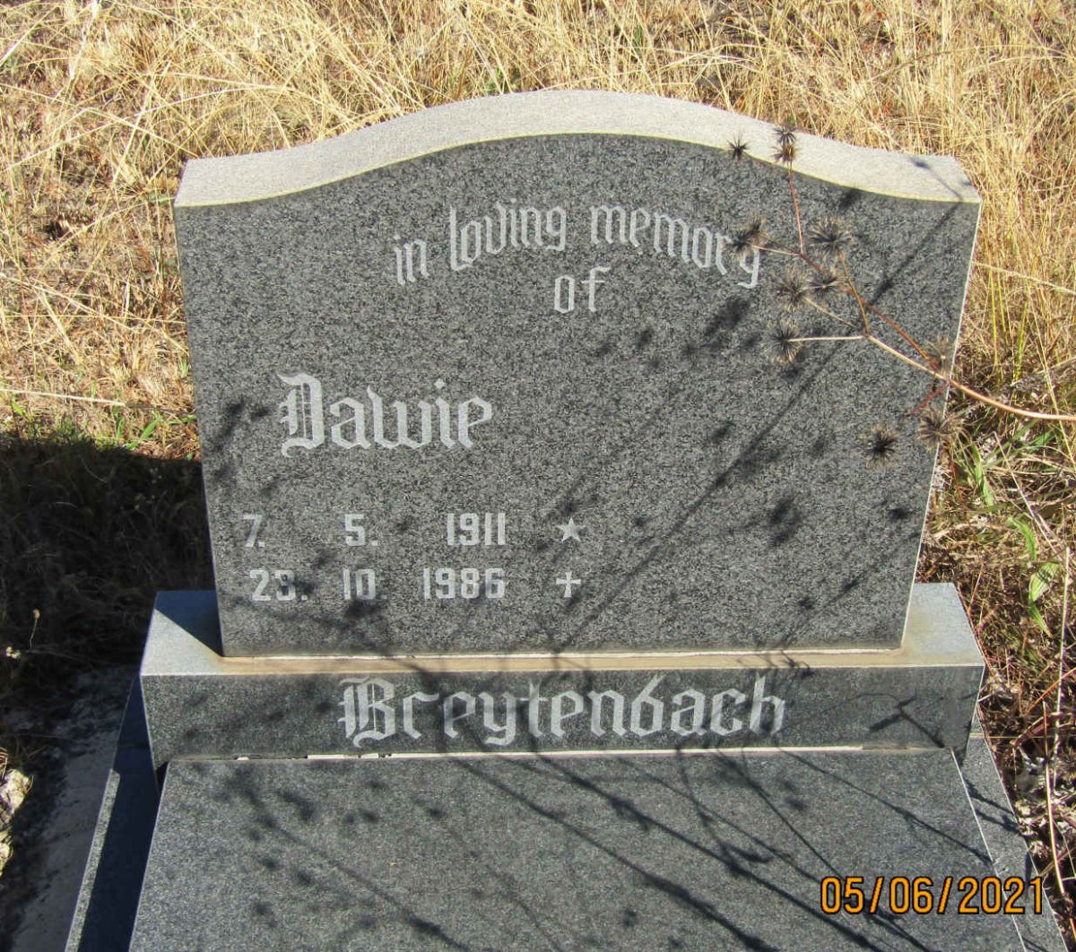 BREYTENBACH  Dawie 1911-1986