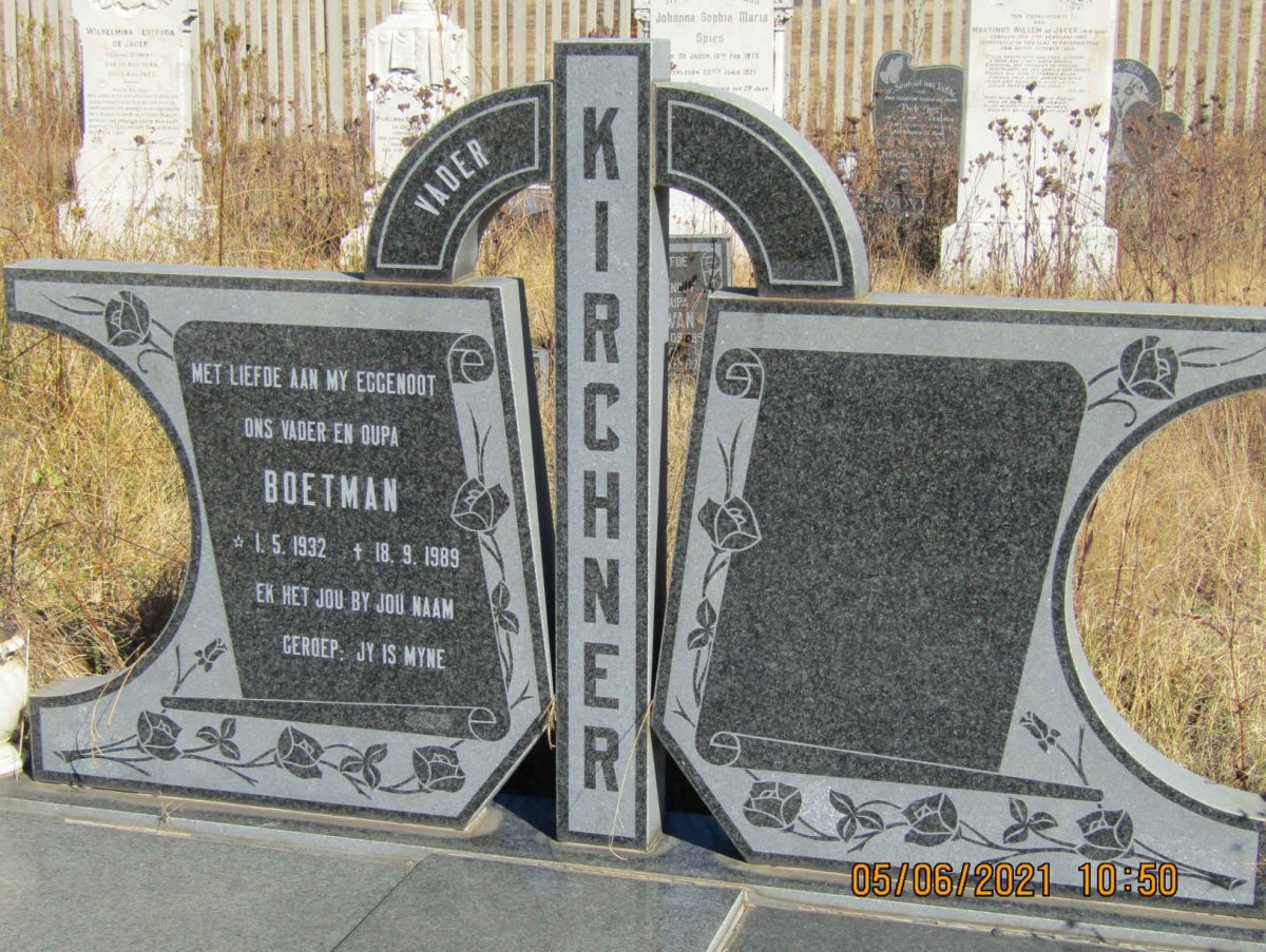 KIRCHNER Boetman 1932-1989