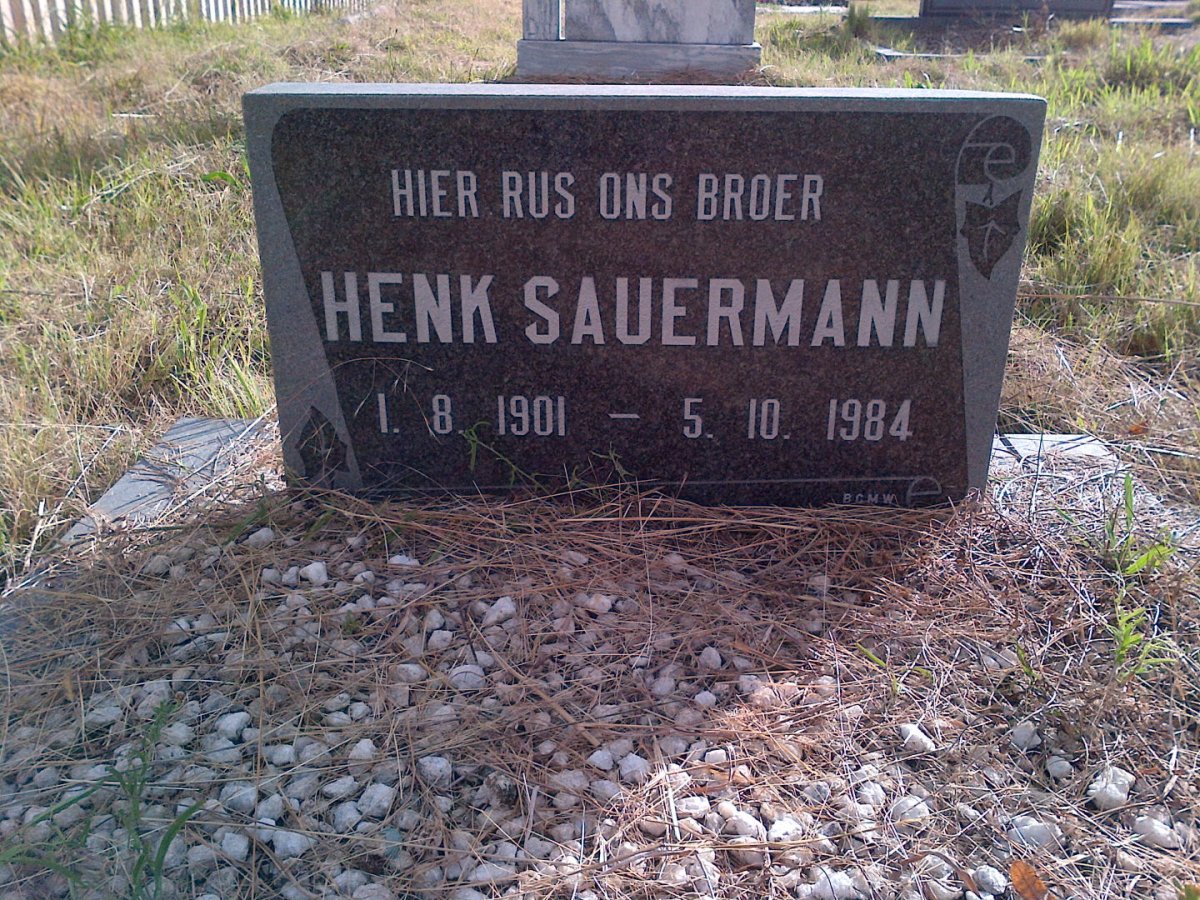 SAUERMANN Henk 1901-1984