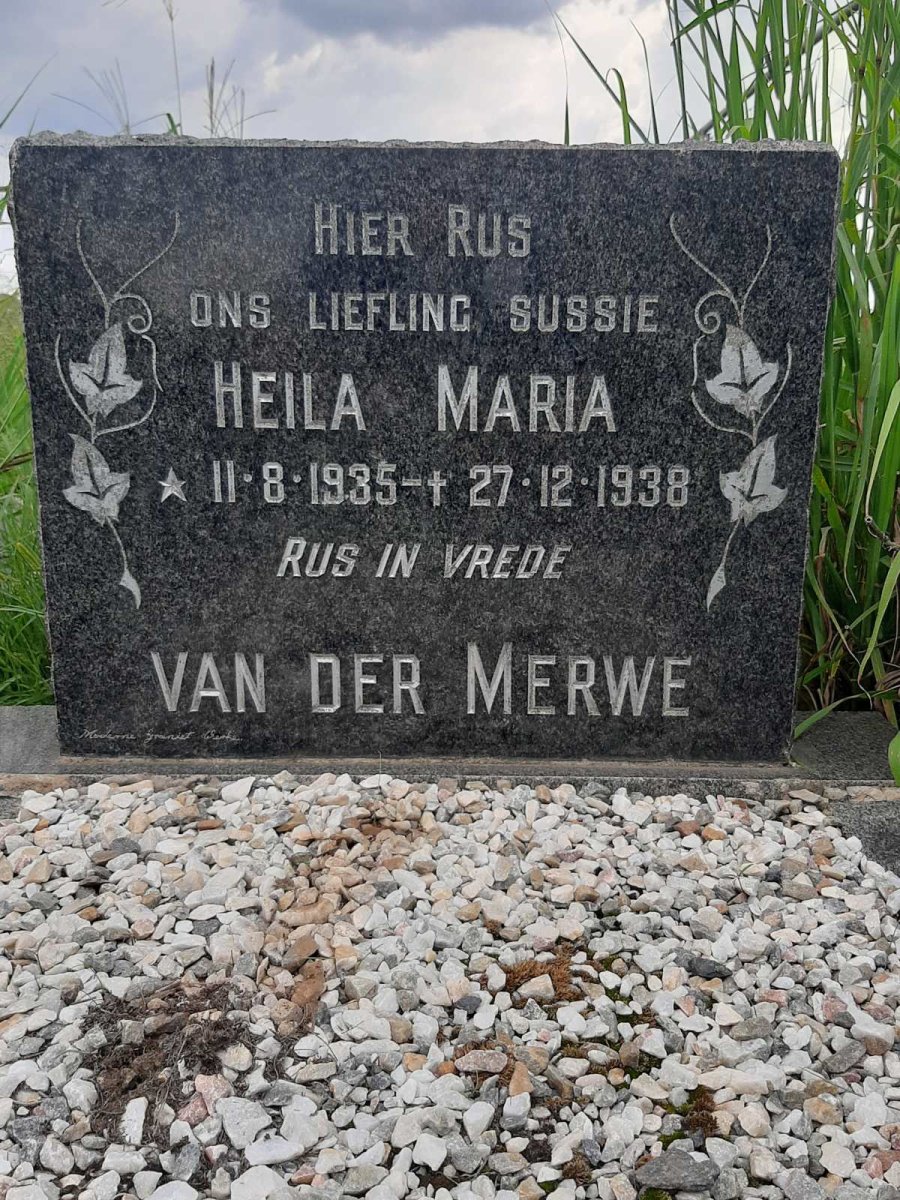MERWE Heila Maria, van der 1935-1938