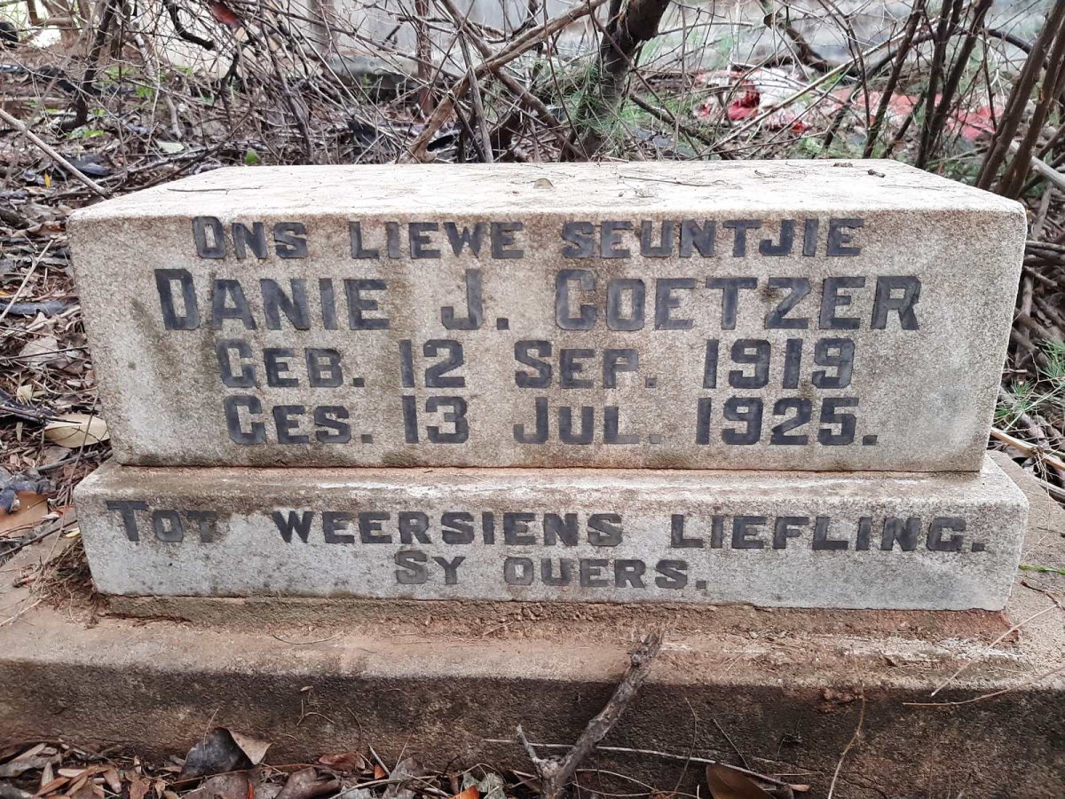 COETZER Danie J. 1919-1925