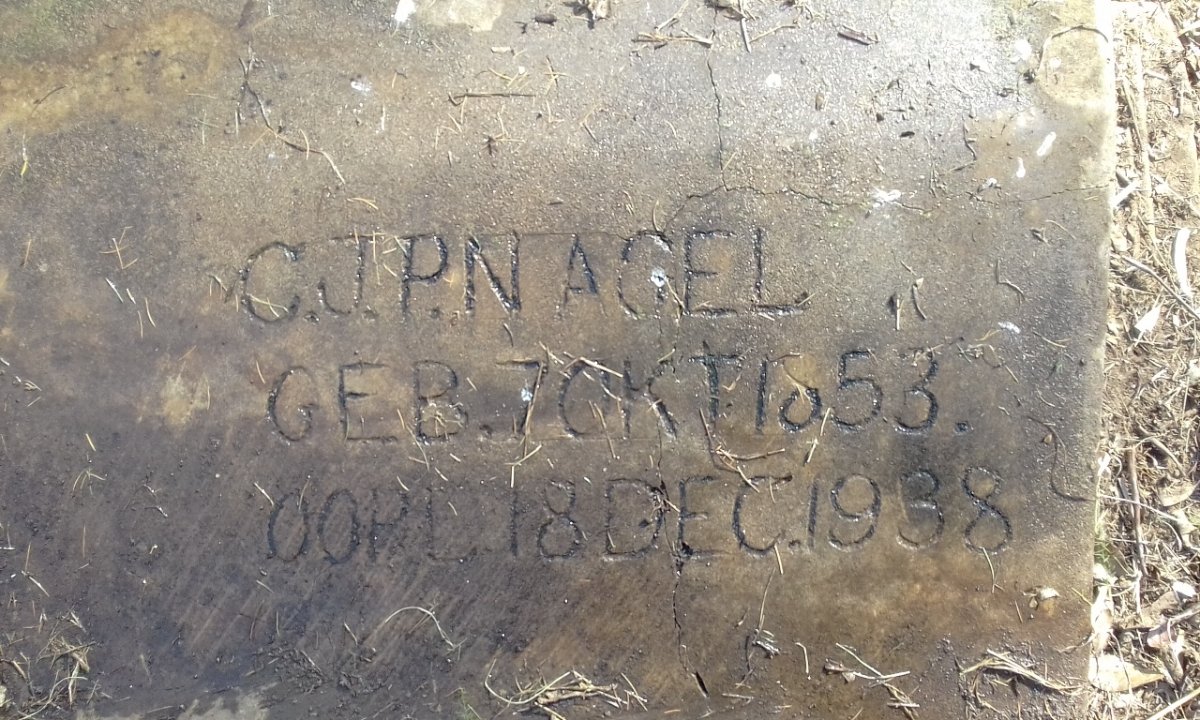 NAGEL C.J.P. 1853-1938