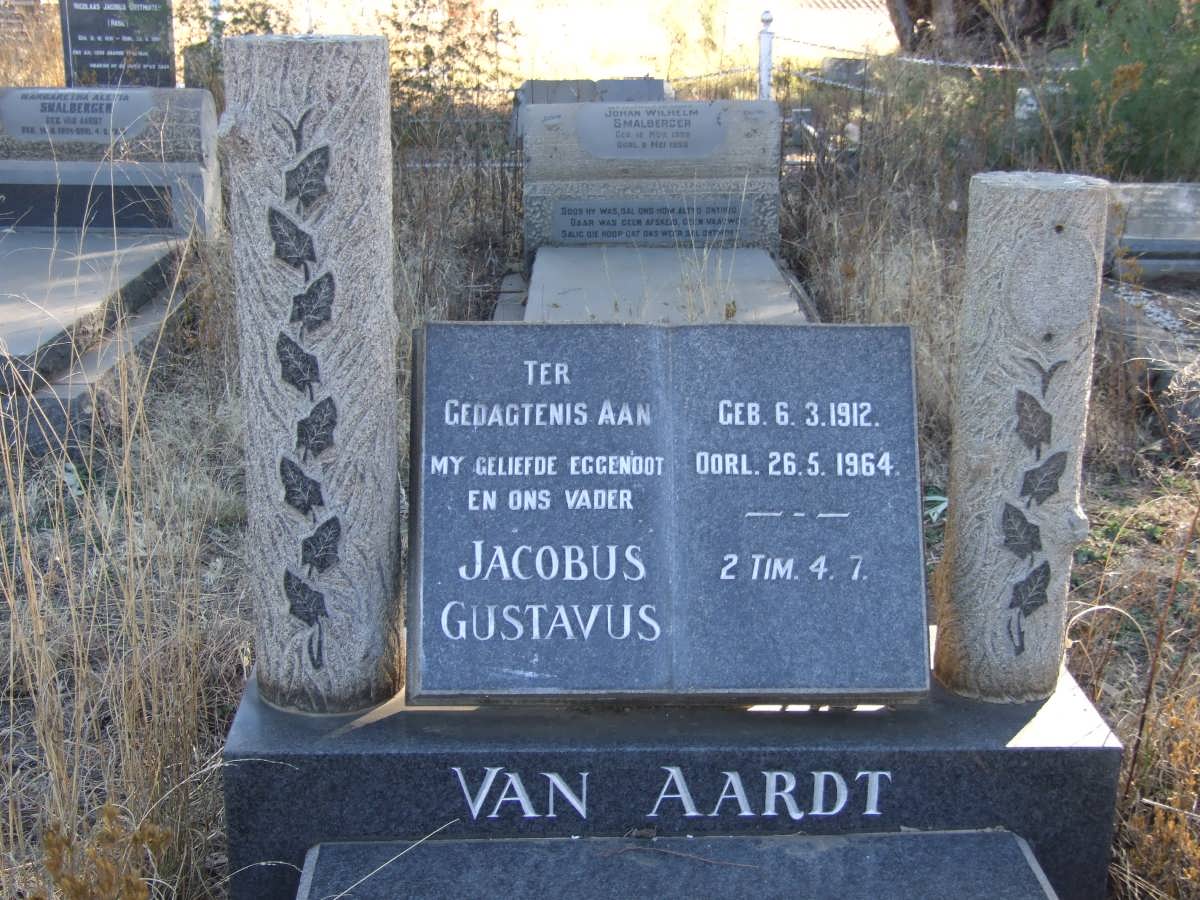 AARDT Jacobus Gustavus, van 1912-1964