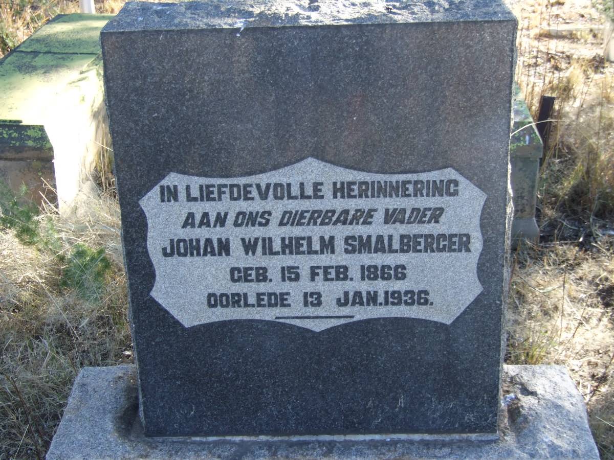 SMALBERGER Johan Wilhelm 1866-1936