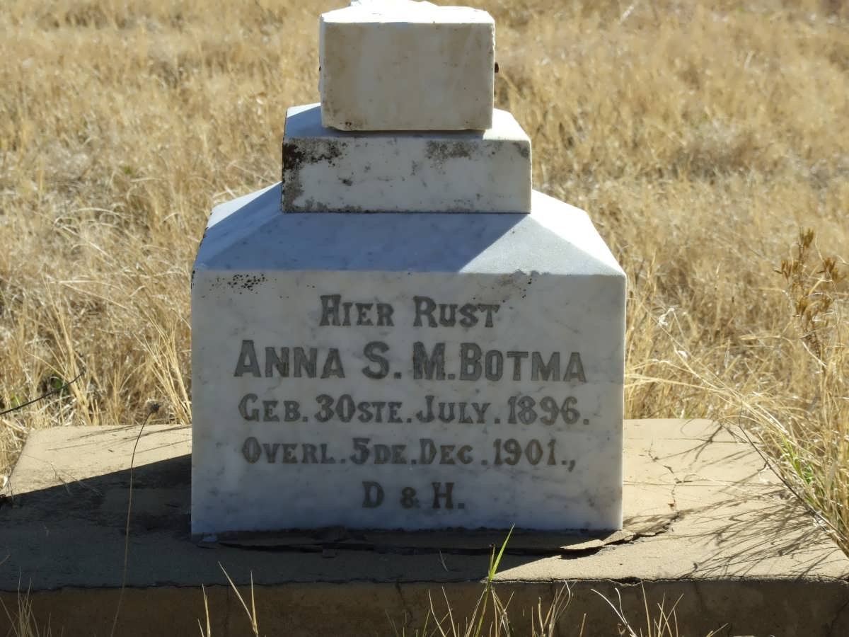 BOTMA Anna S.M. 1896-1901