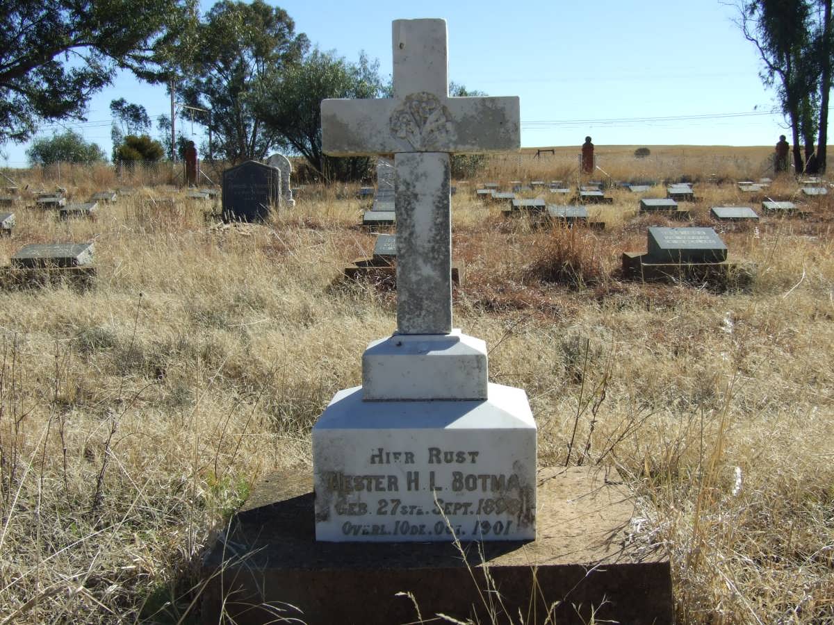 BOTMA Hester H.L. 1898-1901