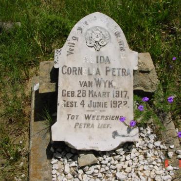 WYK Alida Cornelia Petra, van 1917-1922