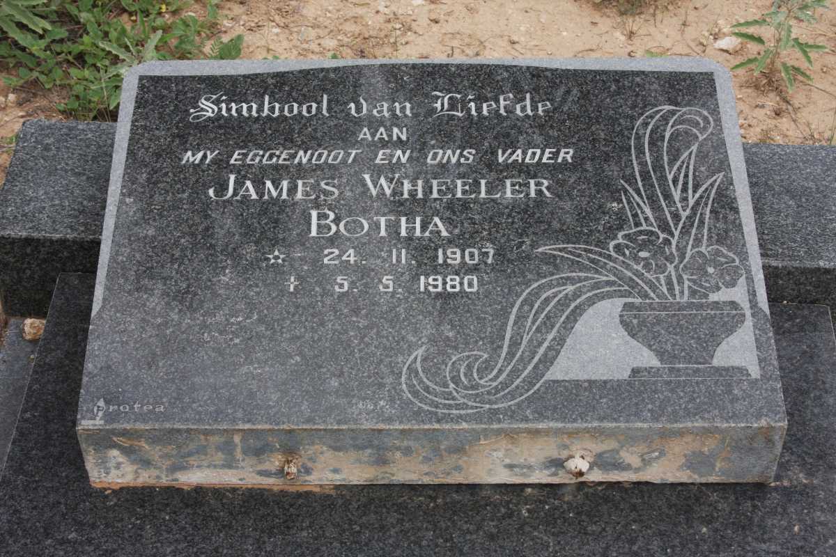 BOTHA James Wheeler 1907-1980