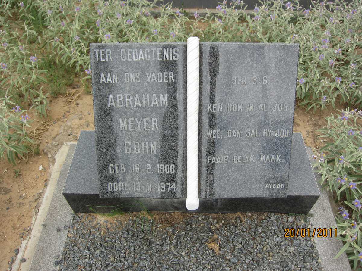 COHN Abraham Meyer 1900-1974