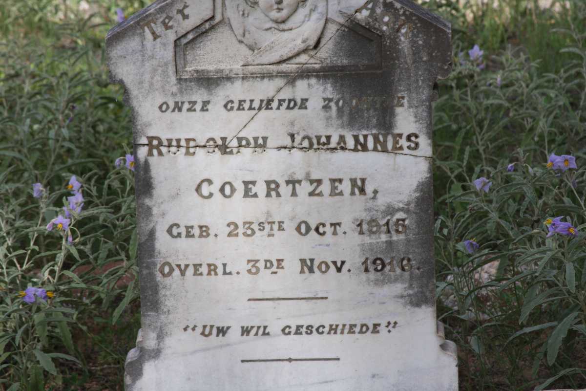 COERTZEN Rudolph Johannes 1915-1916