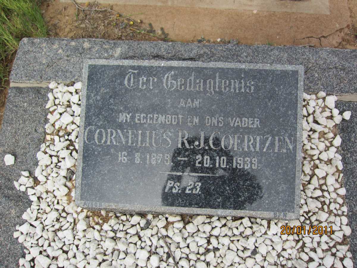 COERTZEN Cornelius R.J. 1879-1939