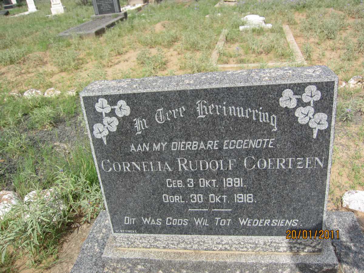 COERTZEN Cornelia Rudolf 1891-1918