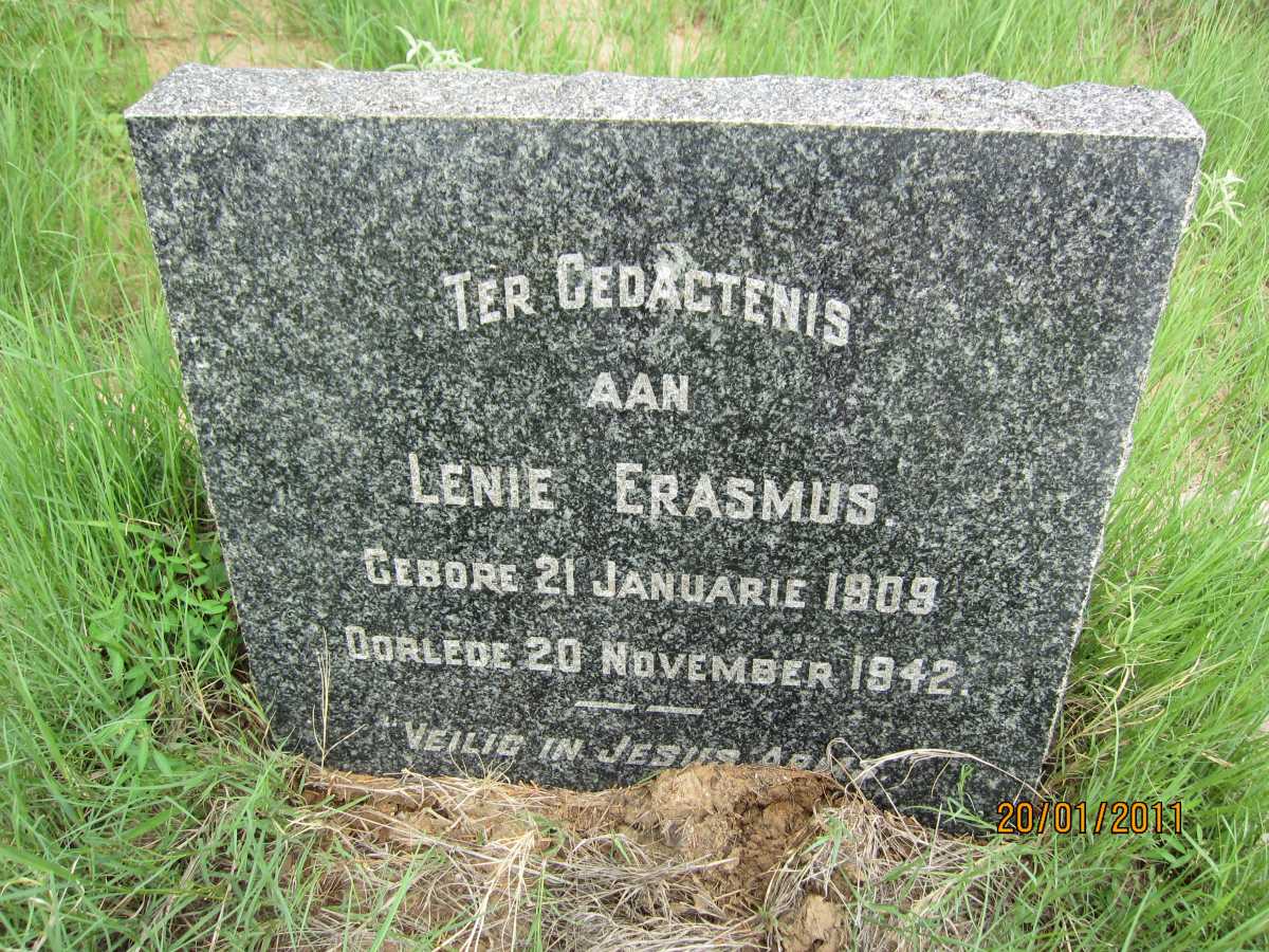 ERASMUS Lenie 1909-1942