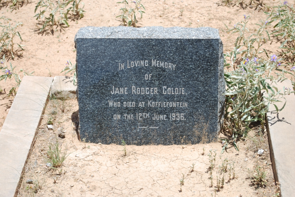 GOLDIE Jane Rodger -1936