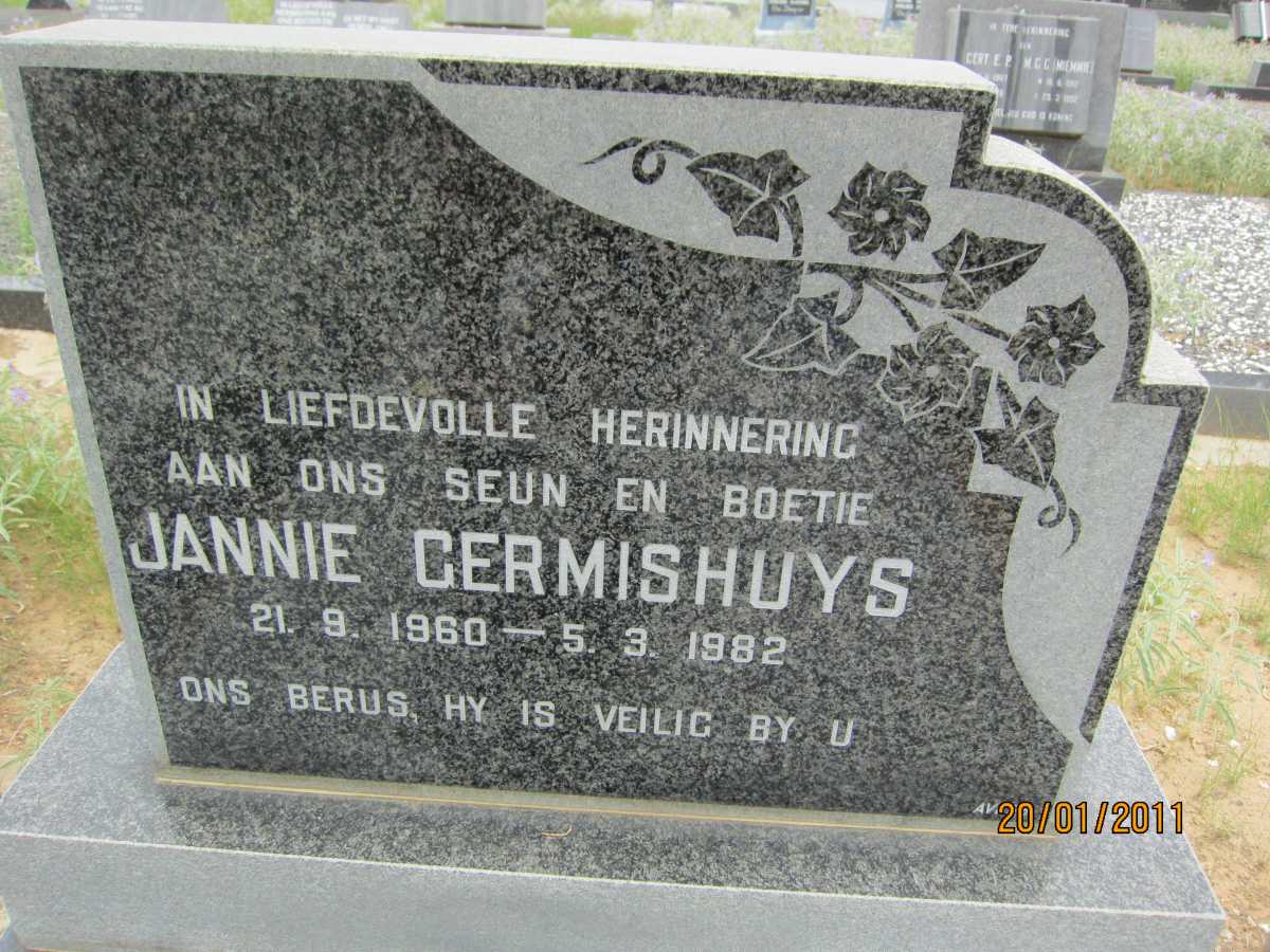 GERMISHUYS Jannie 1960-1982