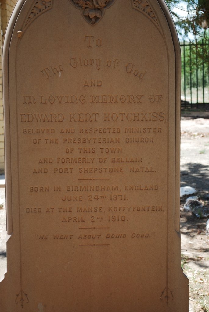 HOTCHKISS Edward Kent 1871-1910