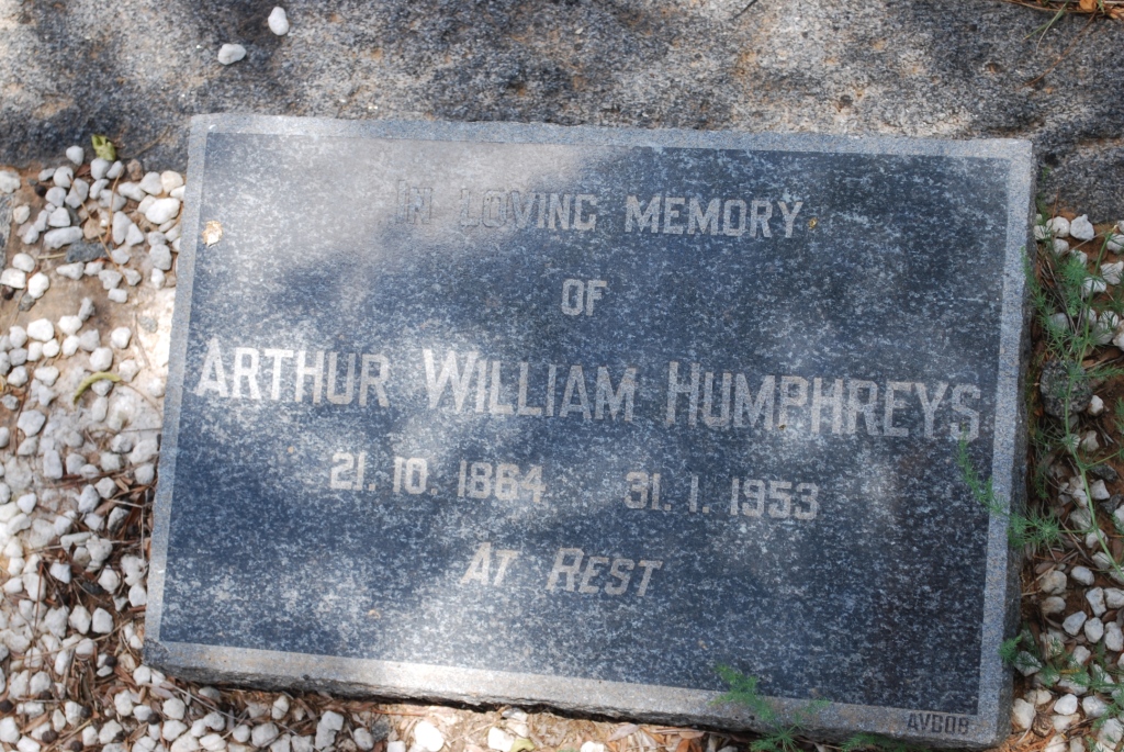 HUMPHREYS Arthur William 1864-1953