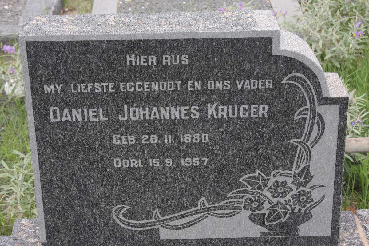 KRUGER Daniel Johannes 1880-1957